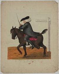 How to ride a Horse upon three legs discover'd Ann. Dom. 1768.
