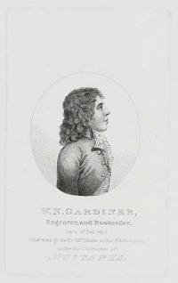 W.N. Gardiner, Engraver, and Bookseller. Late of Pall Mall Celebrated by the Rev.d Mr. Dibden in his Bibliomania under the Character of Mustapha.