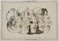 Whigs. Old Glory. Lord John. Mother Althorp. Penny Magazine. Gaffer Gray. Tories. Can't I do wot I like with my own, Waterloo, Silly Billy, Old Bags, 2__n.
