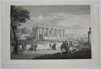 [View of the Temple of Apollo at Corinth.]