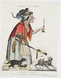 A Death Warning. Preserve my Senses_here's a great Winding Sheet; for Sartain there's a Death in the Family!!!