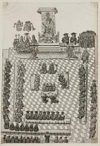 [The English Parliament in Session; Edward I (?) presiding.]