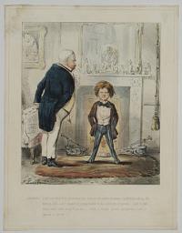 Juvenile.' "I tell you what it is, governor, the sooner we come to some understanding, the better. You can't expect a young feller to be always at home; and if you don't like th way I go on _ why I must have chambers, and so much a week."