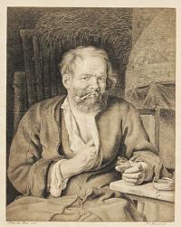 [Der Tabackraucher (The Smoker).]
