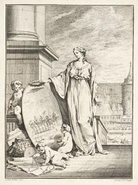 [Frontispiece?; an emblem of architecture/design.]