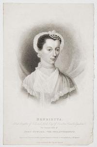 Henrietta, eldest daughter of Edward Leeds Esqr. of Croxton, Cambridgeshire.