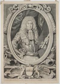 Jacobus S.R.G. Comes de Leslje. Caesarej Eercj. Gen: Campg Mareschallg.