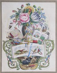 [Composite design for a child's scrap book.]