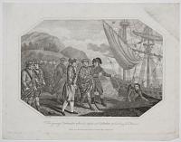 The young Pretender after his defeat at Culloden embarking for France.