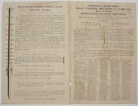 Prospectus for January, 1869, of  Messrs. Johnson Brothers & Company, Engineers and Contractors, Manufacturers of Patent Iron Fences, (the Lochrin Iron Works,)