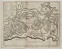 Plan of Cardona a strong City and Castle of Catalonia, upon the River Cardoner as besieged by the French and defended by the Allies.
