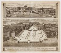 b. The Royal Palace of Versailles, on the side of the Orangerie. The Front of the Royal Palace of Versailles. Versailles was but a little Hunting Seat belonging to the Crown of France when Lewis XII began his Reign, but that Prince fancying its Situation