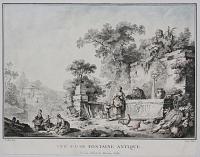 Vue d'une Fontaine Antique.
