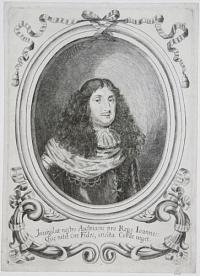 Invigilat nostro Austriacus pro Rege Ioannes: Que nitet Ore Fides, insita Corde viget.