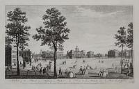 A View of the Parade in St. James's Park. V&uuml;e de la Parade dans le Parc de St. James.