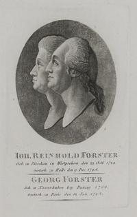 Ioh. Reinhold Forster Geb. zu Dirschau in Westpreusen den 22 Octb 1729. Gestorb. zu Halle den 9 Dec. 1798.