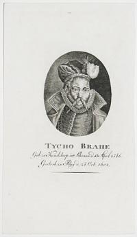 Tycho Brahe Geb. zu Kundstorp in Schonen d.13 Aprl. 1546. Gestorb. zu Prag d.24.Oct.1601.