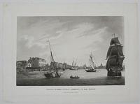 Marine School, Dublin, Looking up the Liffey.