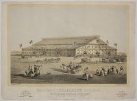 Exterior View of Coliseum for the Grand National Peace Jubilee. Boston Mass. June 15.-16.-17.-18.-19.-th. 1869.