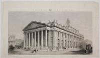 South West View Of The New Royal Exchange, William Tite, F.R.S. F.G.S. Architect.