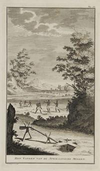 Het vangen van de Afrikaansche Mollen.