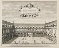 Porticum hanc Londinensem quam tanto artificio trienni spatio hic absolutam vides a fundamentix aere suo extruendam curavit Thomas Greshamus eques ad Regiae Urbis ornamentum et usum publicum anno MDLXVI die VII mensis IVNII.