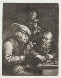 [Three Smokers.]