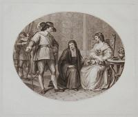 [Oliver Cromwell discovering M.r Jeremiah White his Chaplain at his daughter's knees.]