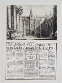 Calendarium Londinense or the London Almanack for the Year 1913. The Guildhall, E.C.