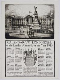 Calendarium Londinense or the London Almanack for the Year 1915. Buckingham Palace.