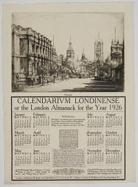 Calendarium Londinense or the London Almanack for the Year 1926. Whitehall.