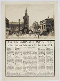 Calendarium Londinense or the London Almanack for the Year 1939. St James's Church, Piccadilly.