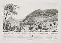 Veduta della Rocca, Ponte, Aquedotti, e Monteluco de Spoleto.