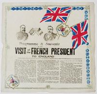 Programme & Souvenir of the Visit of the French President to England.