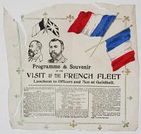 Programme & Souvenir of the Visit of the French Fleet.