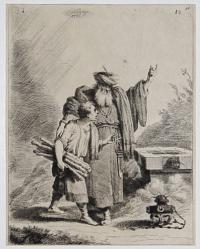 [Abraham offering up his son Isaac] [37, 18, 36]