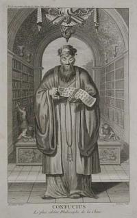 Confucius. Le plus celebre Philosophie de la Chine. No. 53. Descript. Gen.de la Chine Pag. 206.