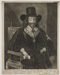 The true Pourtraicture of the Royal Martyr Charles I.st