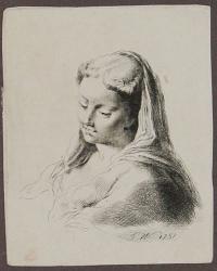 [Madonna with a veil]