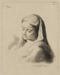 [Madonna with a veil] [11 & 28 top left]