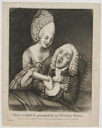 Old Gripus plunder'd by his Young Wife.