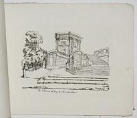 [Untitled folio of eleven lithographic sketches of French architecture, each signed K.H. Digby.]