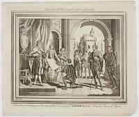 Columbus presenting an Account of his Discovery of America to the King and Queen of Spain.