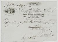 [Grocer.] Aberdeen. Bought of William Smith (Late Cornwall & Smith) Wine & Tea Merchant.