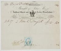 [Florist] 53 George Street Edinburgh. Boought of John Mozzi Artificial Florist and Feather Manufacturer.