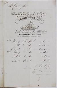 [Coal Merchants] Bo.t of James Poole, Jun.r Coal Merchant &c.