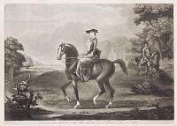 [A woman riding side-saddle.]