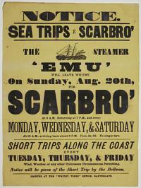 Notice. Sea Trips to Scarbro'.