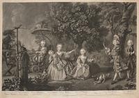 The Children of the Royal Highnesses Frederick & Augusta Prince & Princess of Wales.