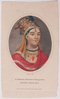A Chinese Princess of the present Manchoo Tartar Race.
